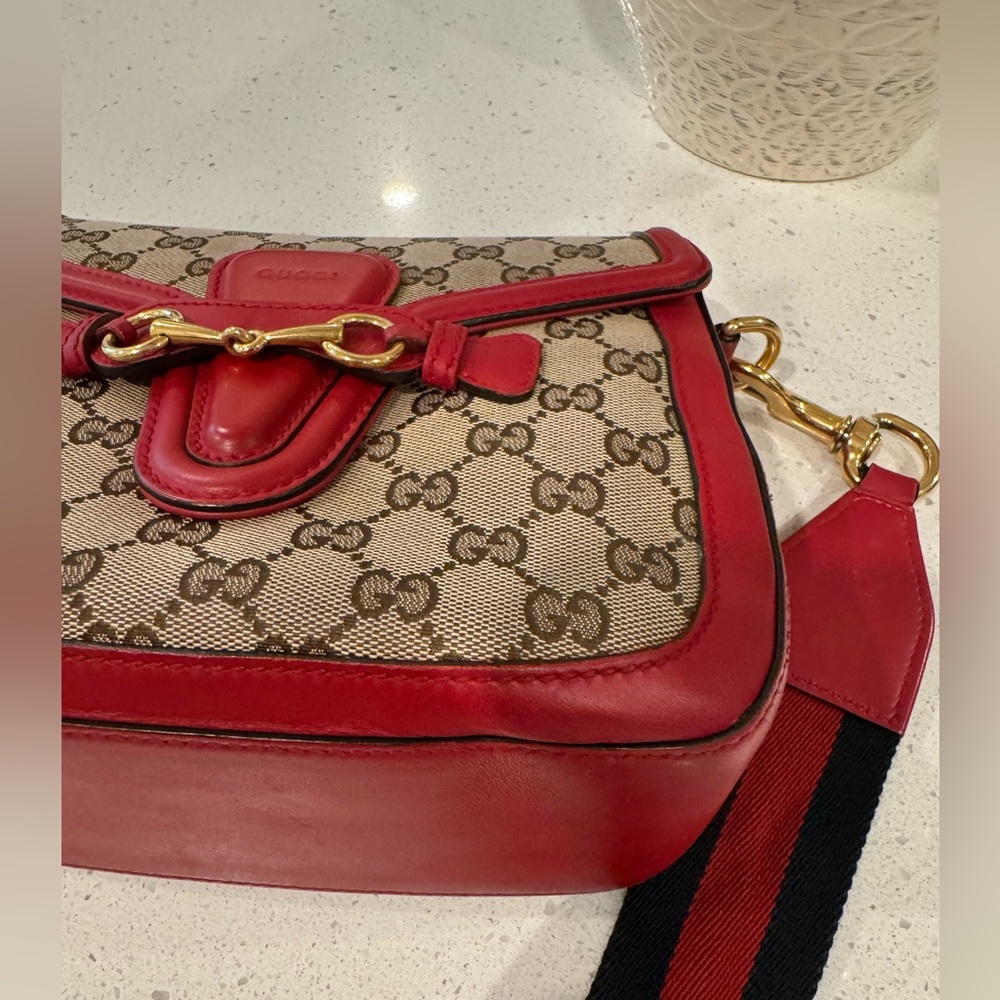 Gucci Lady Web GG Supreme crossbody with web strap - Picture 7 of 9